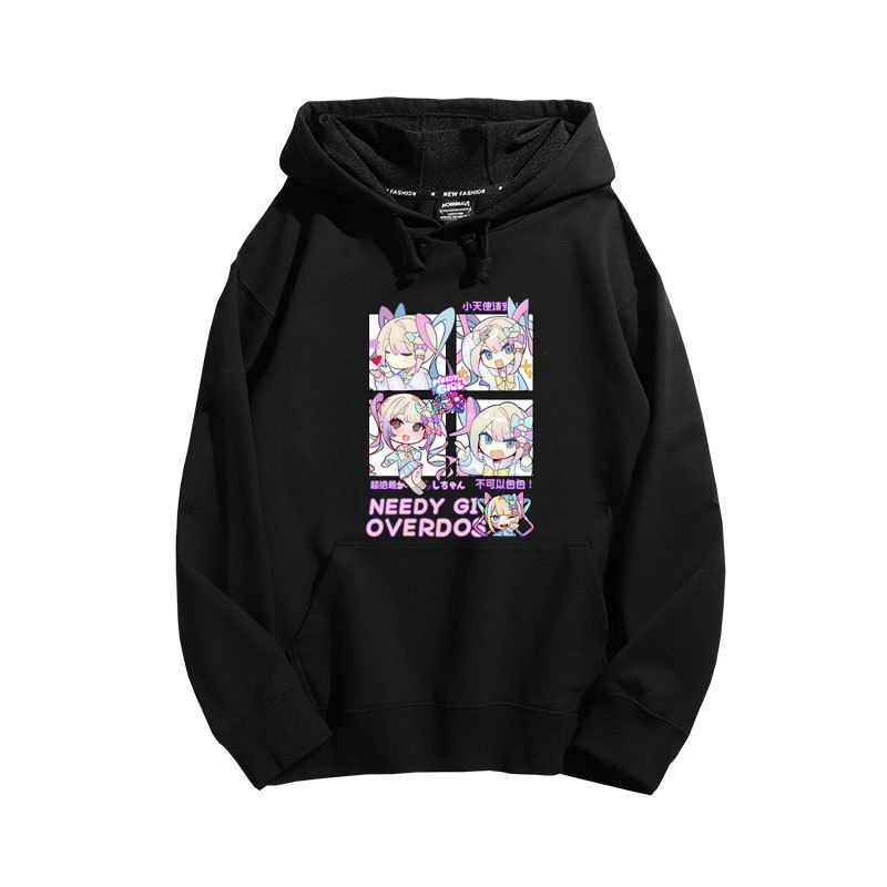 主播女孩重度依賴新款 親子情侶男女款連帽衛衣-ZUIHANG SHOP