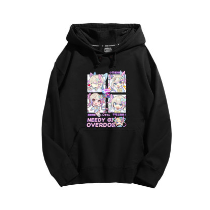 主播女孩重度依賴新款 親子情侶男女款連帽衛衣-ZUIHANG SHOP