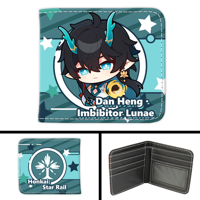 星穹鐵道Q版動漫周邊pu皮革短錢包-ZUIHANG SHOP