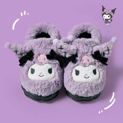 三麗鷗 家居室內棉拖鞋 2025新款保暖毛拖鞋
