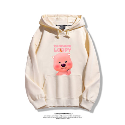 小海狸露比loopy新款 親子情侶男女款連帽衛衣-ZUIHANG SHOP