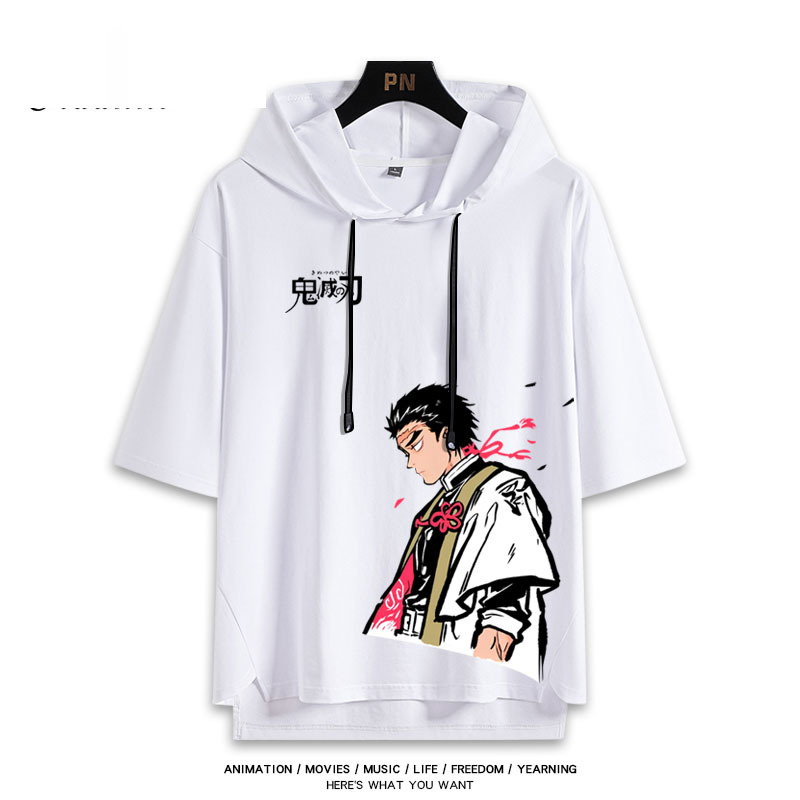 鬼滅之刃 連帽短袖T恤-ZUIHANG SHOP