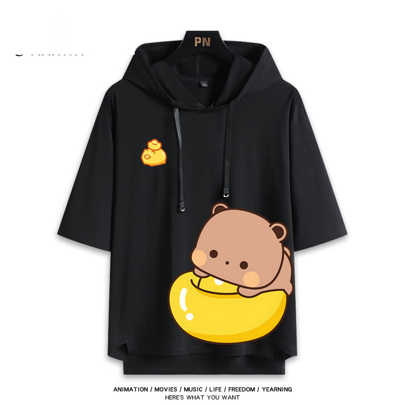 一二布布 連帽短袖T恤-ZUIHANG SHOP