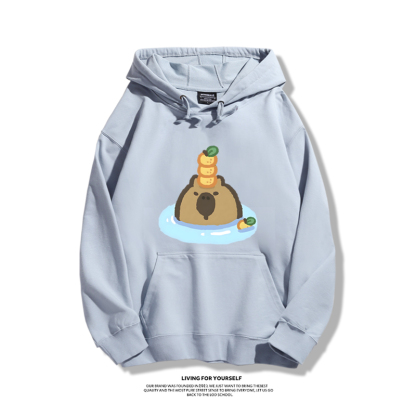 Q版卡皮巴拉新款 親子情侶男女款連帽衛衣-ZUIHANG SHOP