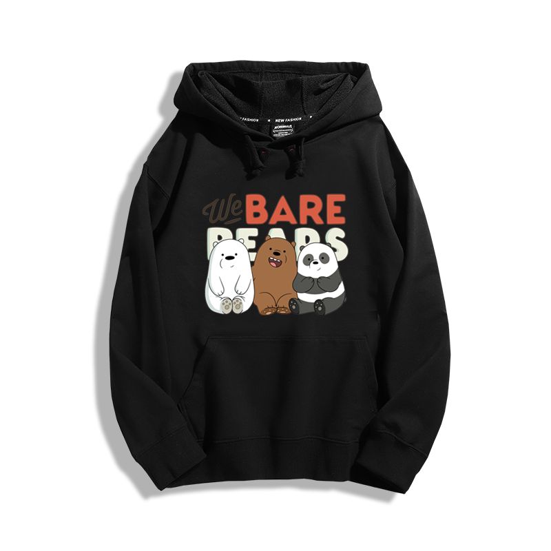 咱們三只裸熊聯名nasa新款 親子情侶男女款連帽衛衣-ZUIHANG SHOP