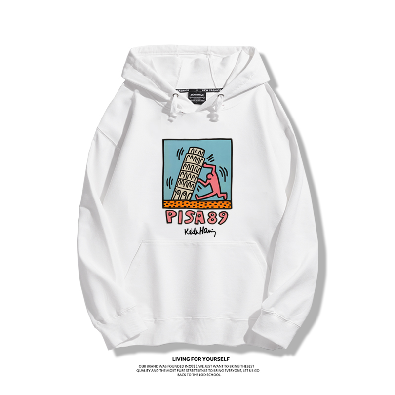 keith haring新款 親子情侶男女款連帽衛衣-ZUIHANG SHOP