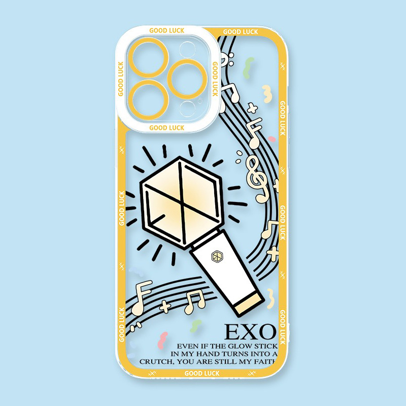 明星應援棒天使眼透明防摔軟殼-ZUIHANG SHOP