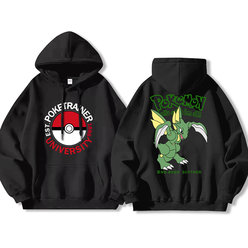 寶可夢新款 親子情侶男女款連帽衛衣-ZUIHANG SHOP