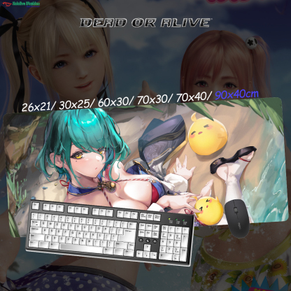 生死格鬥系列 超大鎖邊主題桌墊 布質滑鼠墊