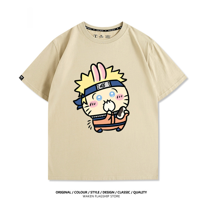 Chiikawa 2025親子情侶男女同款 印花短袖T恤