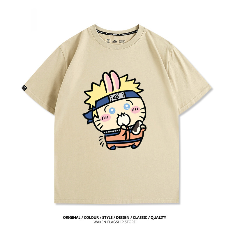 Chiikawa 2025親子情侶男女同款 印花短袖T恤