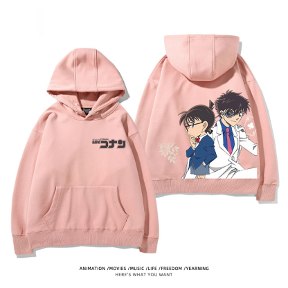 名偵探柯南 怪盜基德 2025秋冬新款 親子情侶裝連帽衛衣