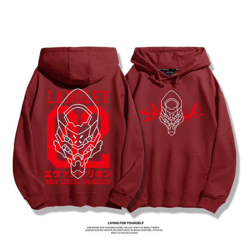 新世紀福音戰士新款 親子情侶男女款連帽衛衣-ZUIHANG SHOP