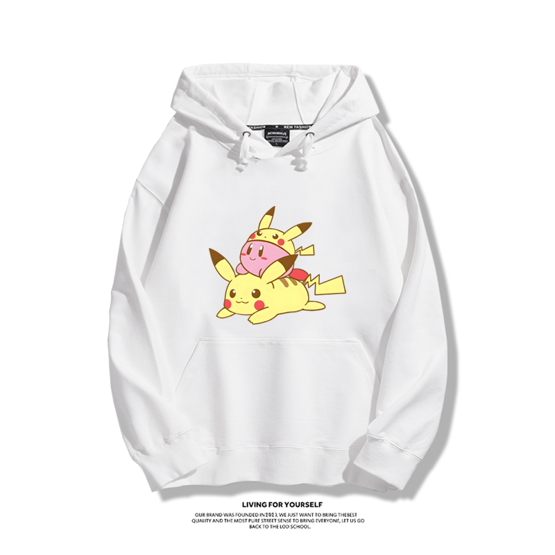 星之卡比新款 親子情侶男女款連帽衛衣