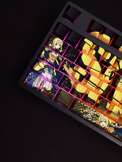愛麗絲透光RGB108鍵標準配列衛星軸鍵帽