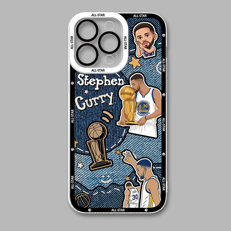 NBA球星天使眼透明防摔軟殼