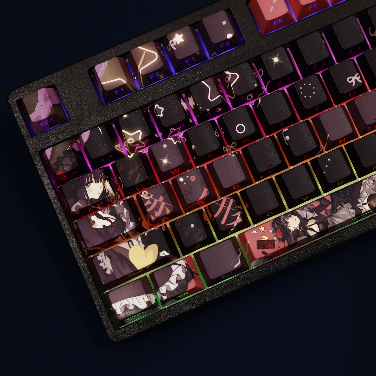 喜多川海夢 108鍵 標準配列 衛星軸鍵帽-ZUIHANG SHOP