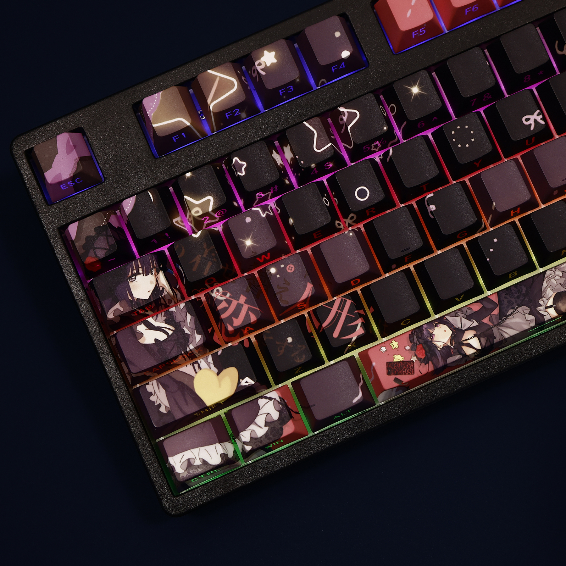 喜多川海夢 108鍵 標準配列 衛星軸鍵帽-ZUIHANG SHOP