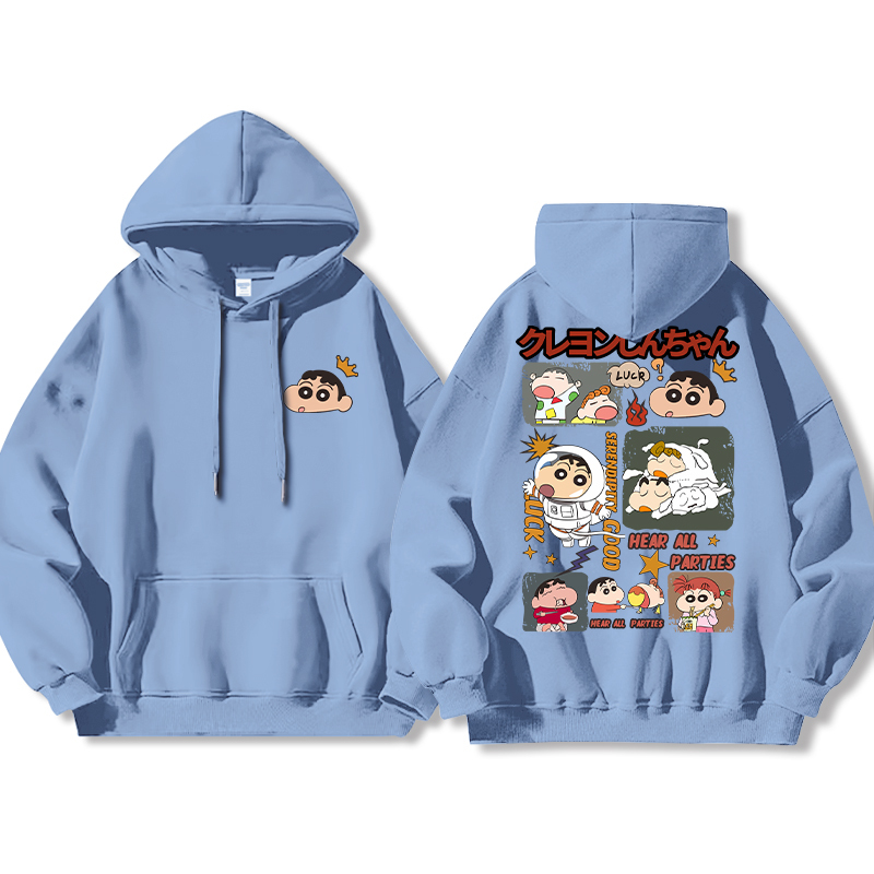 蠟筆小新新款 親子情侶男女款連帽衛衣-ZUIHANG SHOP