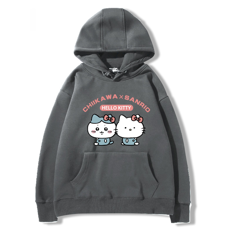 chiikawa吉伊卡哇聯名三麗歐新款 親子情侶男女款連帽衛衣-ZUIHANG SHOP