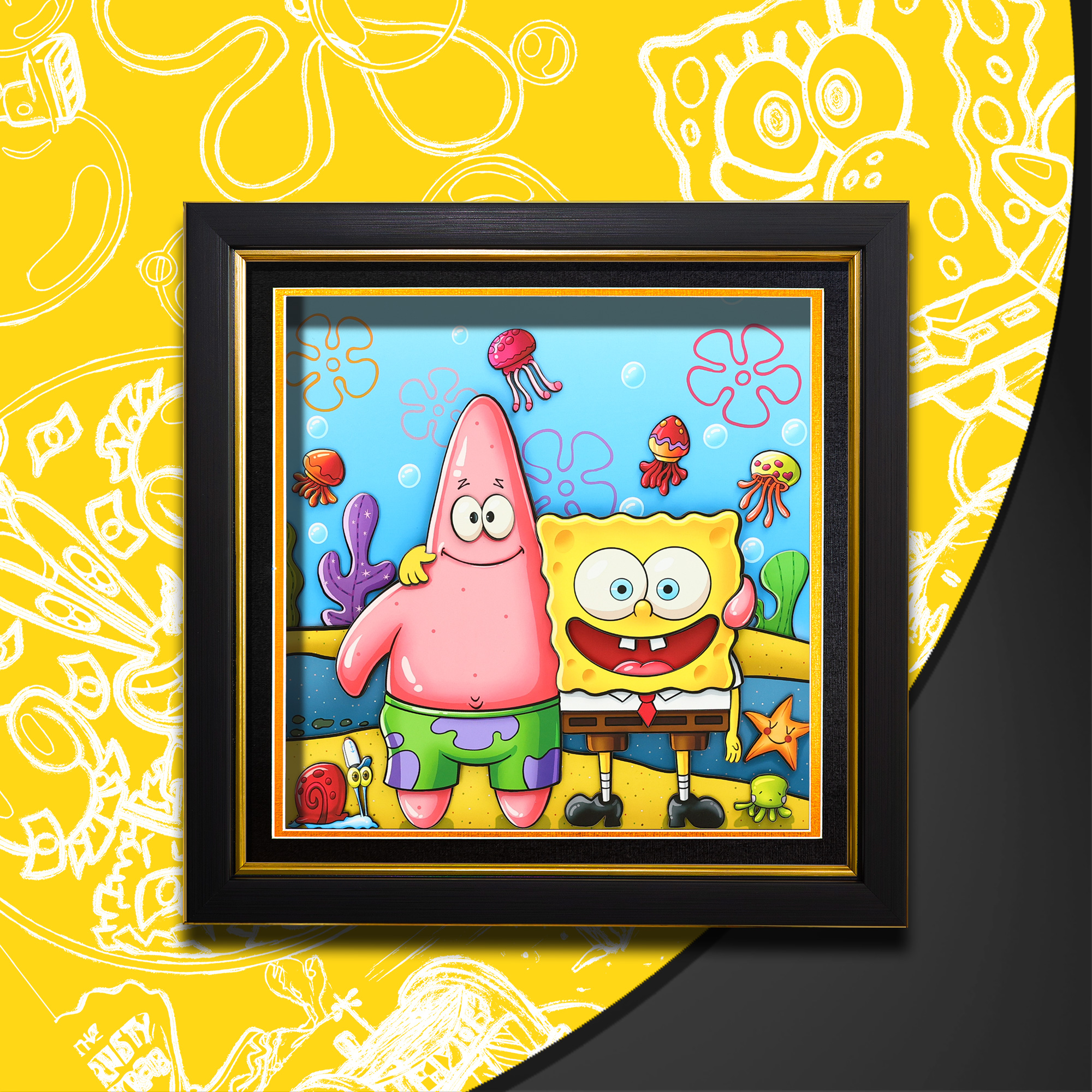 海綿寶寶 3D立體畫-ZUIHANG SHOP