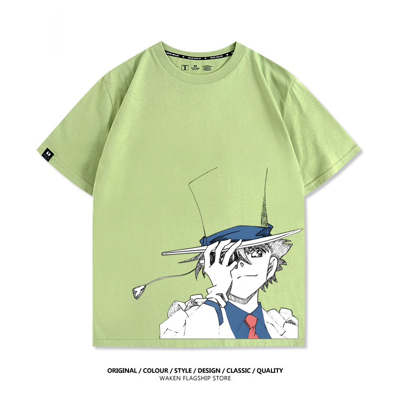 怪盜基德 2025親子情侶男女同款 印花短袖T恤