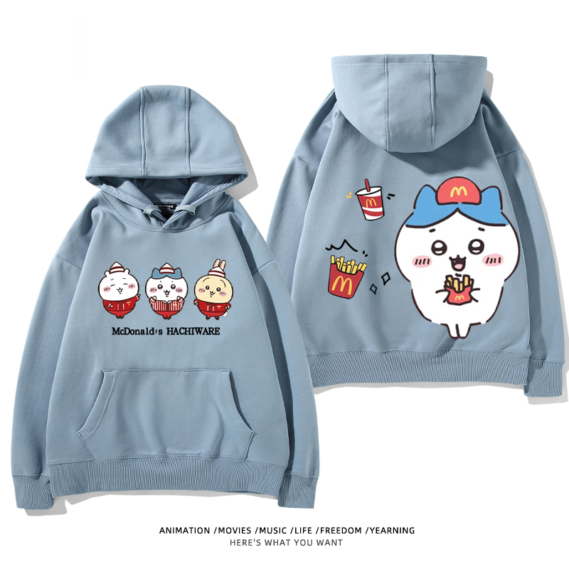 Chiikawa新款 親子情侶男女款連帽衛衣-ZUIHANG SHOP