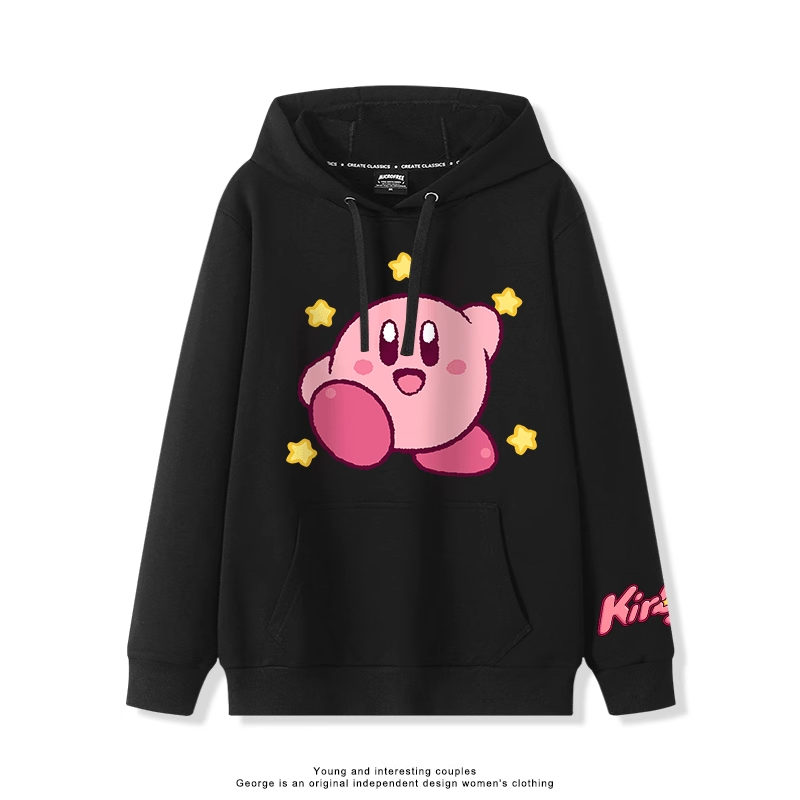 星之卡比 2025秋冬新款 親子情侶裝連帽衛衣