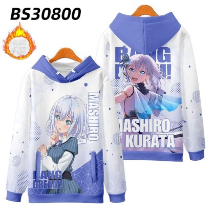 BanG Dream Morfonica 動漫周邊 秋冬潮流寬鬆休閒連帽T