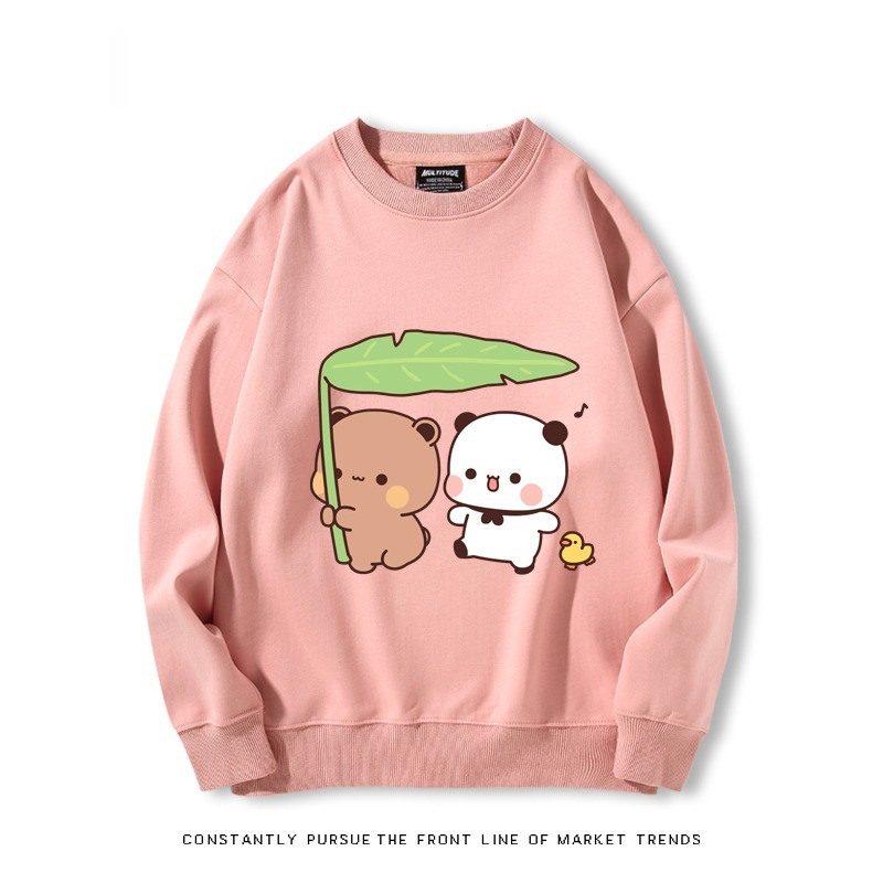 一二布布 秋冬新款 親子情侶裝圓領長袖