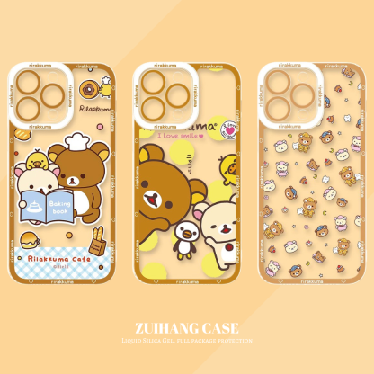 rirakkuma輕鬆熊天使眼透明防摔軟殼-ZUIHANG SHOP