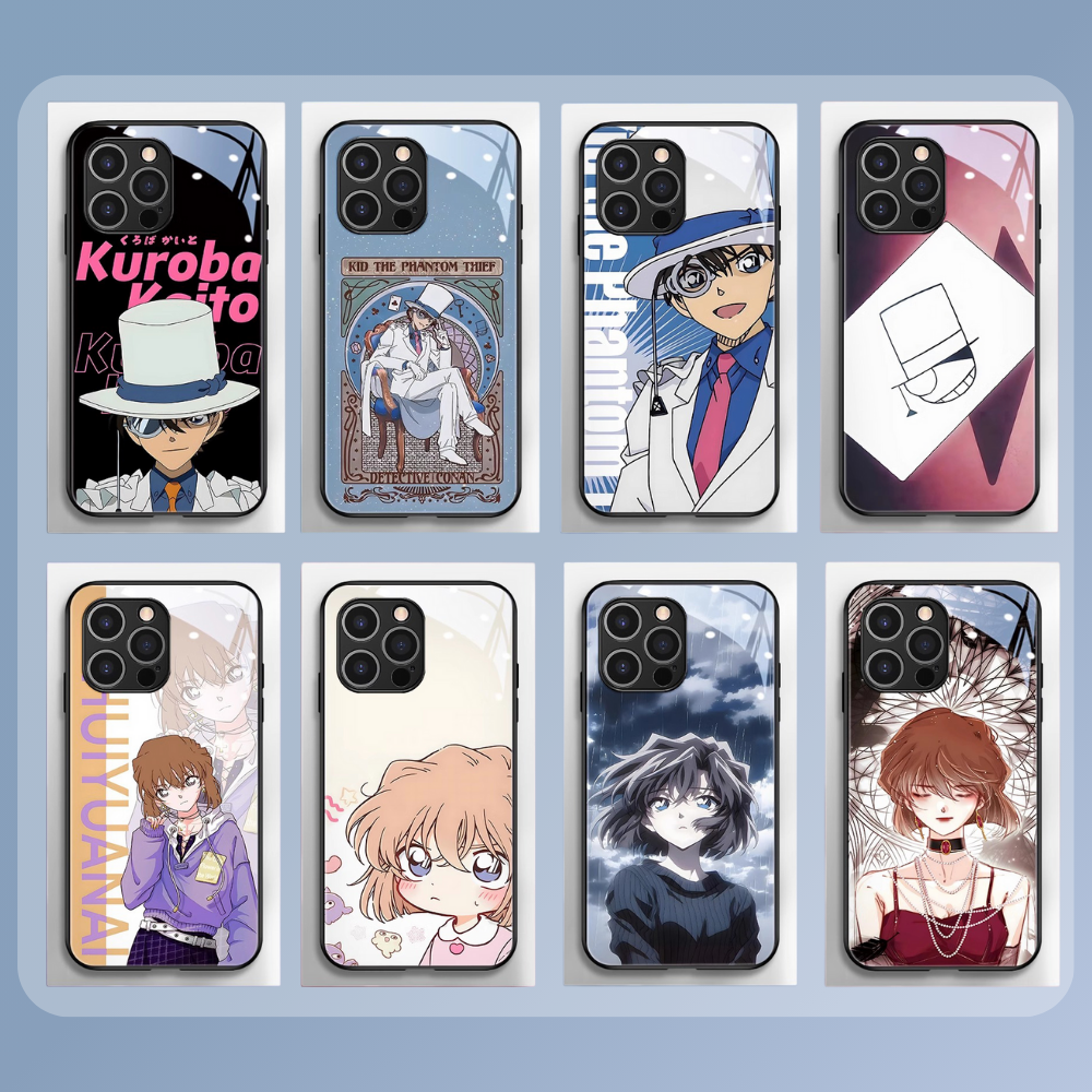 名偵探柯南新款高清全包防摔玻璃殼-ZUIHANG SHOP