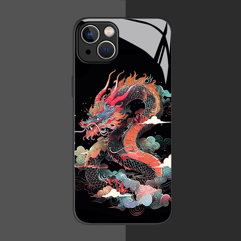 國潮黑龍新款高清全包防摔玻璃殼-ZUIHANG SHOP