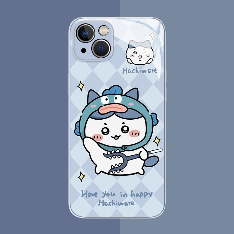 Chiikawa情侶新款高清全包防摔玻璃殼-ZUIHANG SHOP