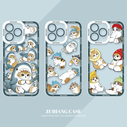 Mofusand貓貓天使眼透明防摔軟殼-ZUIHANG SHOP