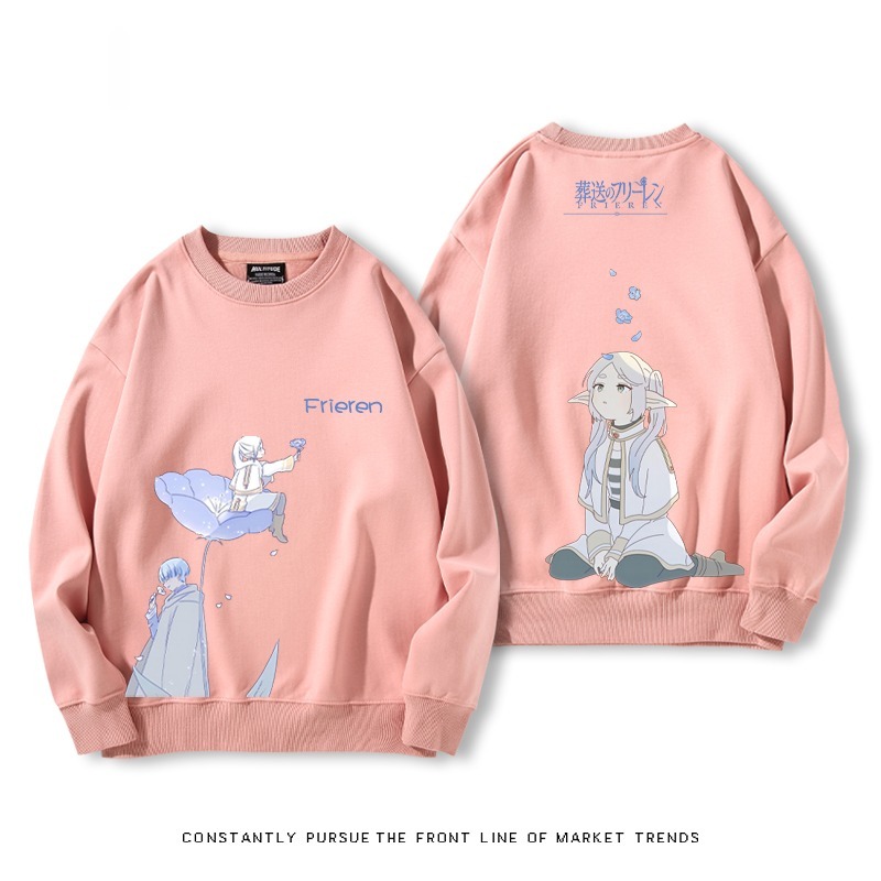 葬送的芙莉蓮 秋冬新款 親子情侶裝圓領長袖