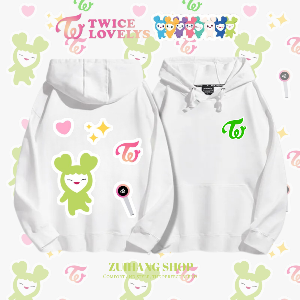 Twicelovely新款 親子情侶男女款連帽衛衣-ZUIHANG SHOP