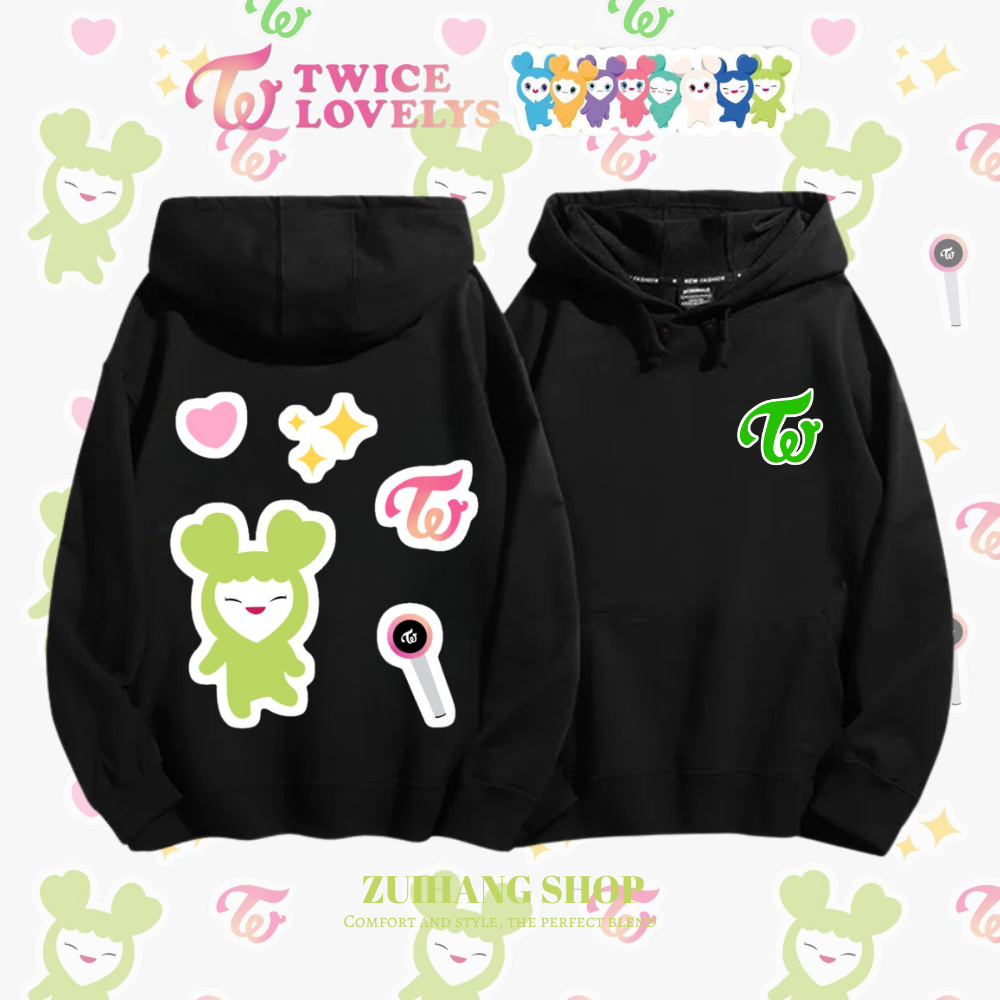 Twicelovely新款 親子情侶男女款連帽衛衣-ZUIHANG SHOP