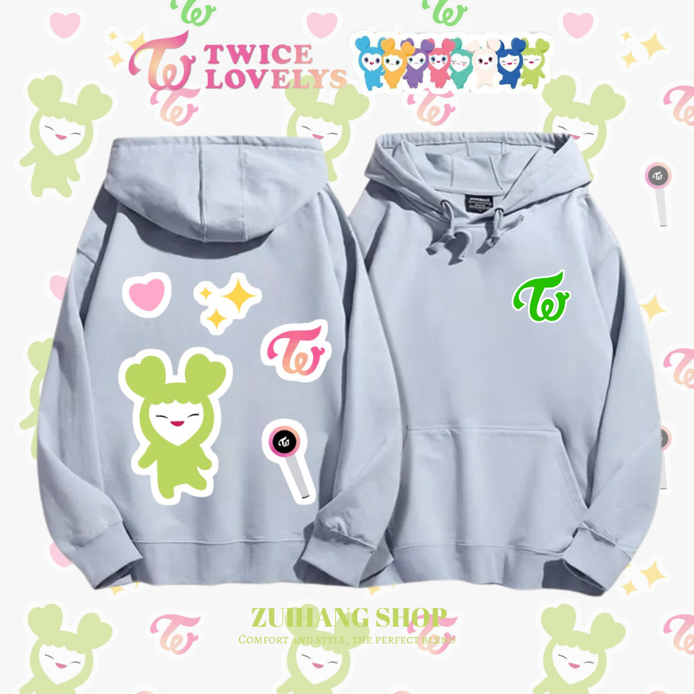 Twicelovely新款 親子情侶男女款連帽衛衣-ZUIHANG SHOP