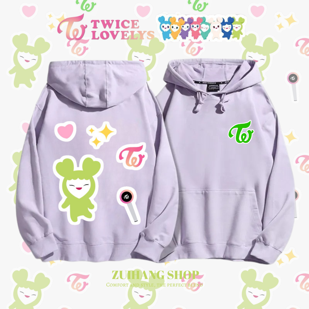 Twicelovely新款 親子情侶男女款連帽衛衣-ZUIHANG SHOP