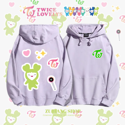 Twicelovely新款 親子情侶男女款連帽衛衣-ZUIHANG SHOP