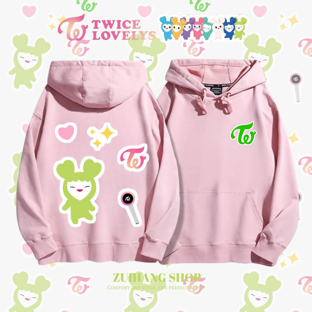Twicelovely新款 親子情侶男女款連帽衛衣-ZUIHANG SHOP
