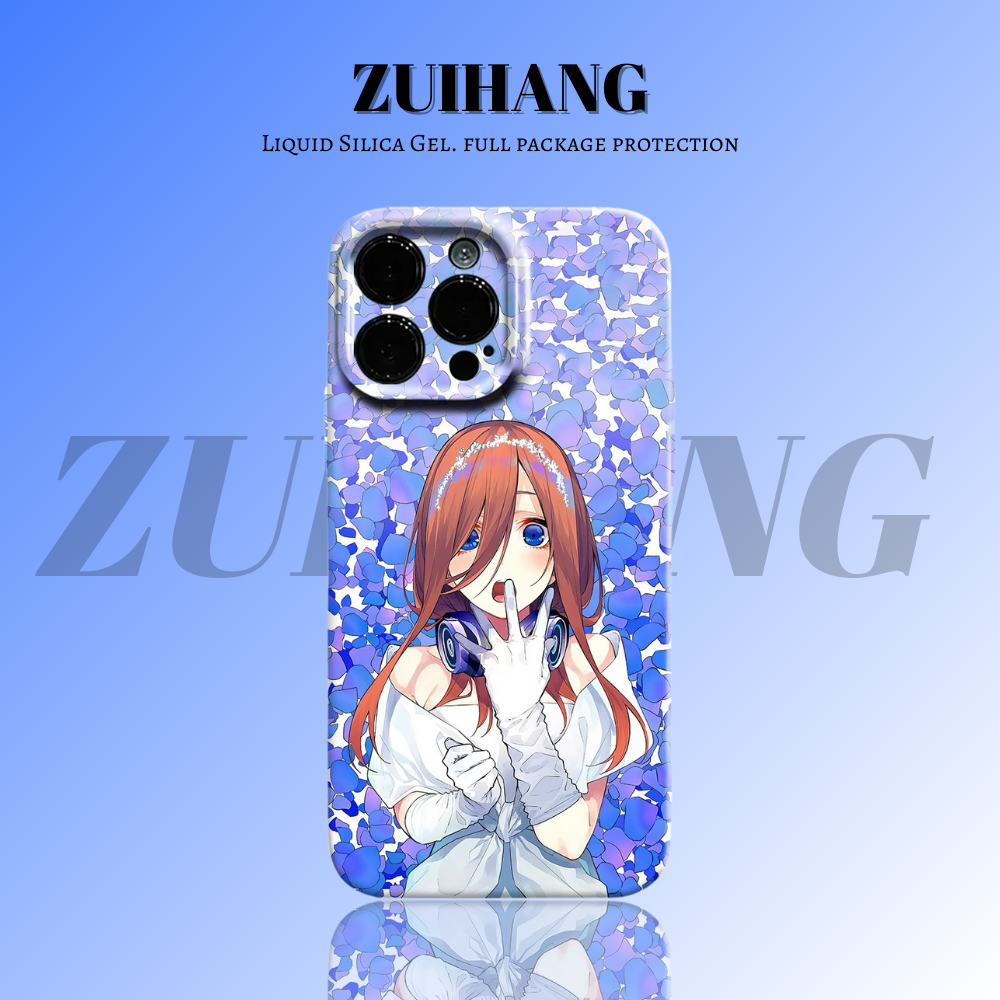 五等分的花嫁液態矽膠全包防摔軟殼