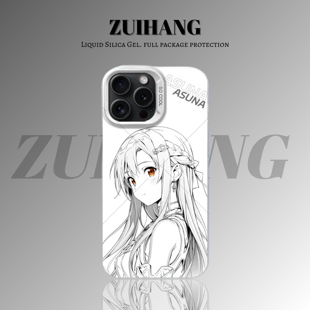 刀劍神域彩銀線條漸變防摔手機殼-ZUIHANG SHOP