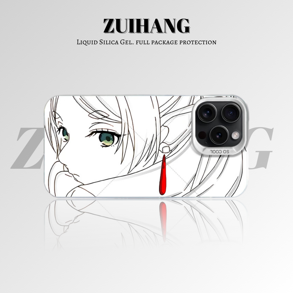 芙莉蓮彩銀線條漸變防摔手機殼-ZUIHANG SHOP