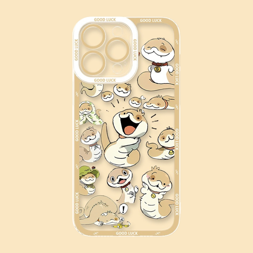 蛇狗點點天使眼透明防摔軟殼-ZUIHANG SHOP