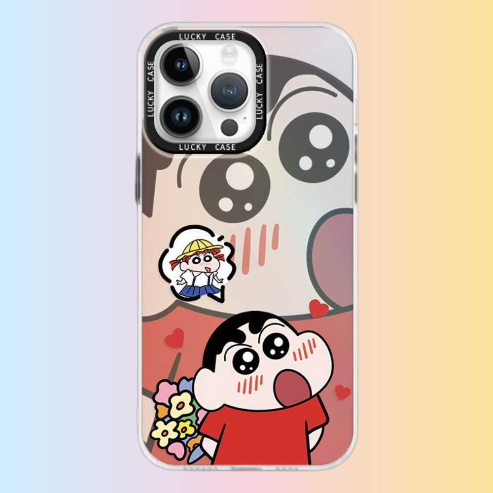 蠟筆小新極光鐳射防摔手機殼-ZUIHANG SHOP