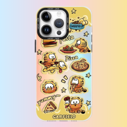 加菲貓極光鐳射防摔手機殼-ZUIHANG SHOP