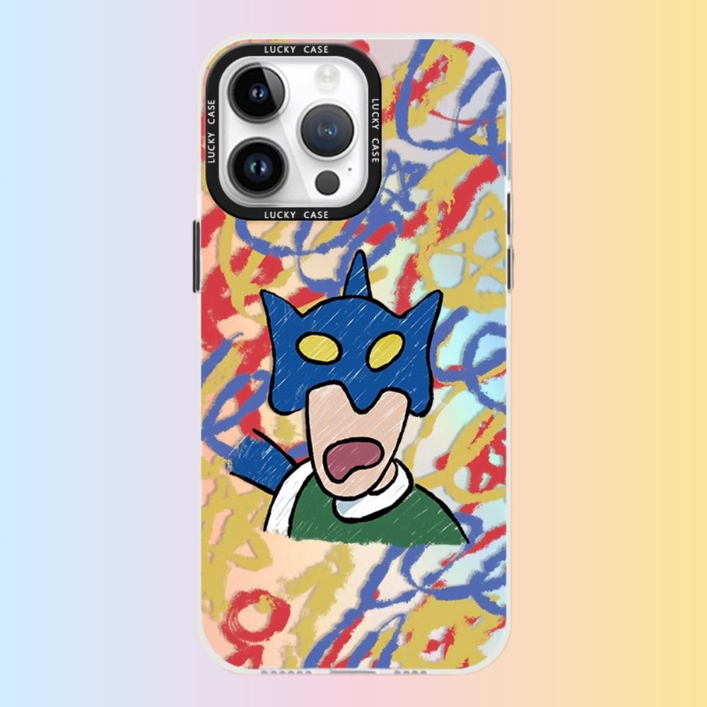 蠟筆小新極光鐳射防摔手機殼-ZUIHANG SHOP