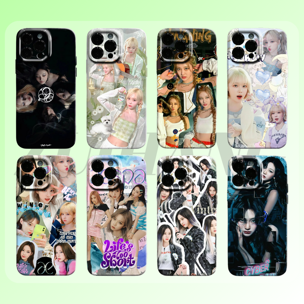 Aespa高清彩繪全包防摔菲林殼-ZUIHANG SHOP